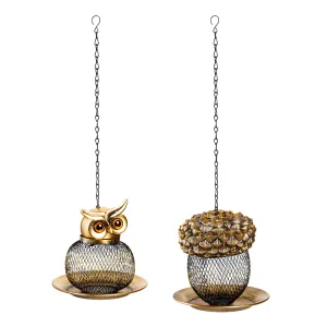 Mesh Hanging Bird Feeders, 2 Asst.,2bf7190