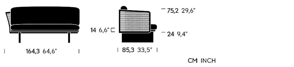 Mesh - Left Corner Module End (KS1700200)