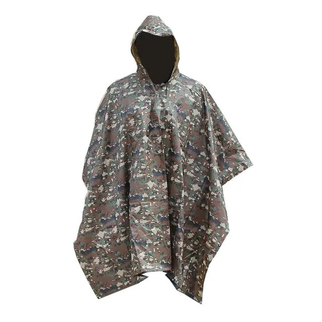 Military Rain Poncho