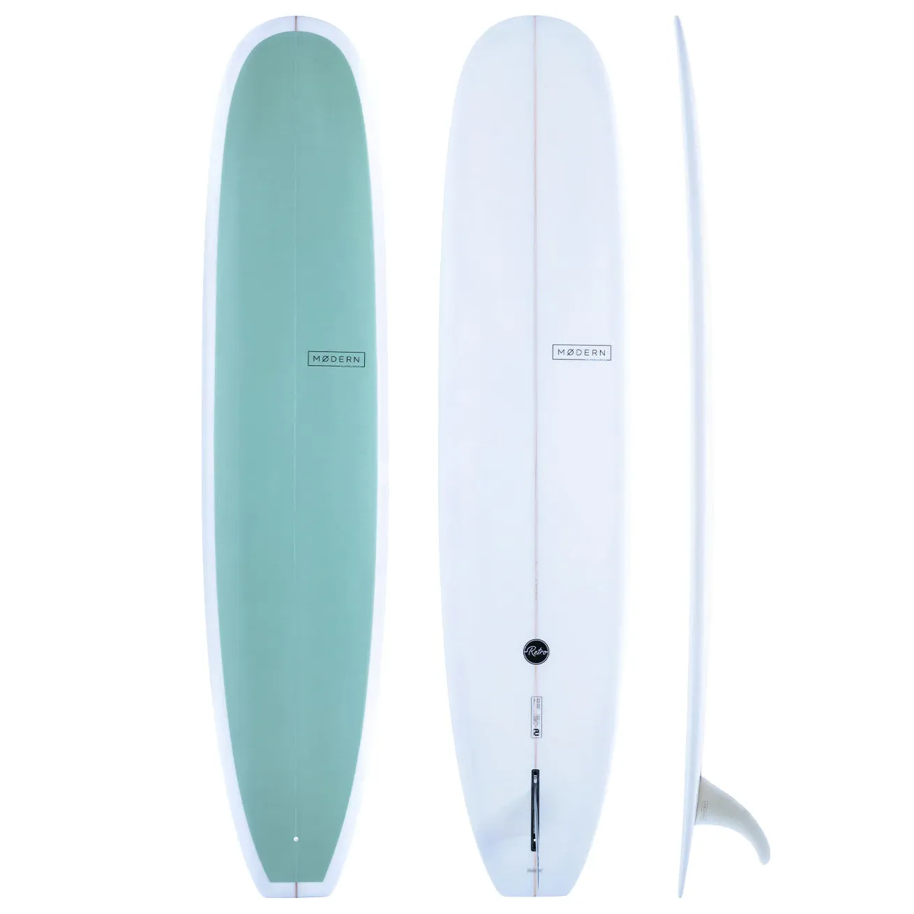 MODERN RETRO LONGBOARD SEAGLASS PU CLEAR