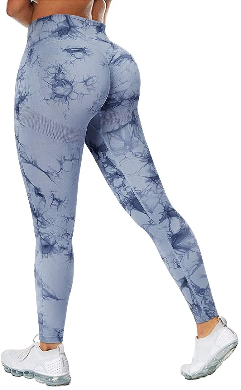 MOOSLOVER Seamless Butt Lifting Workout Leggings for Women High Waist Yoga Pants Compression Contour Tights