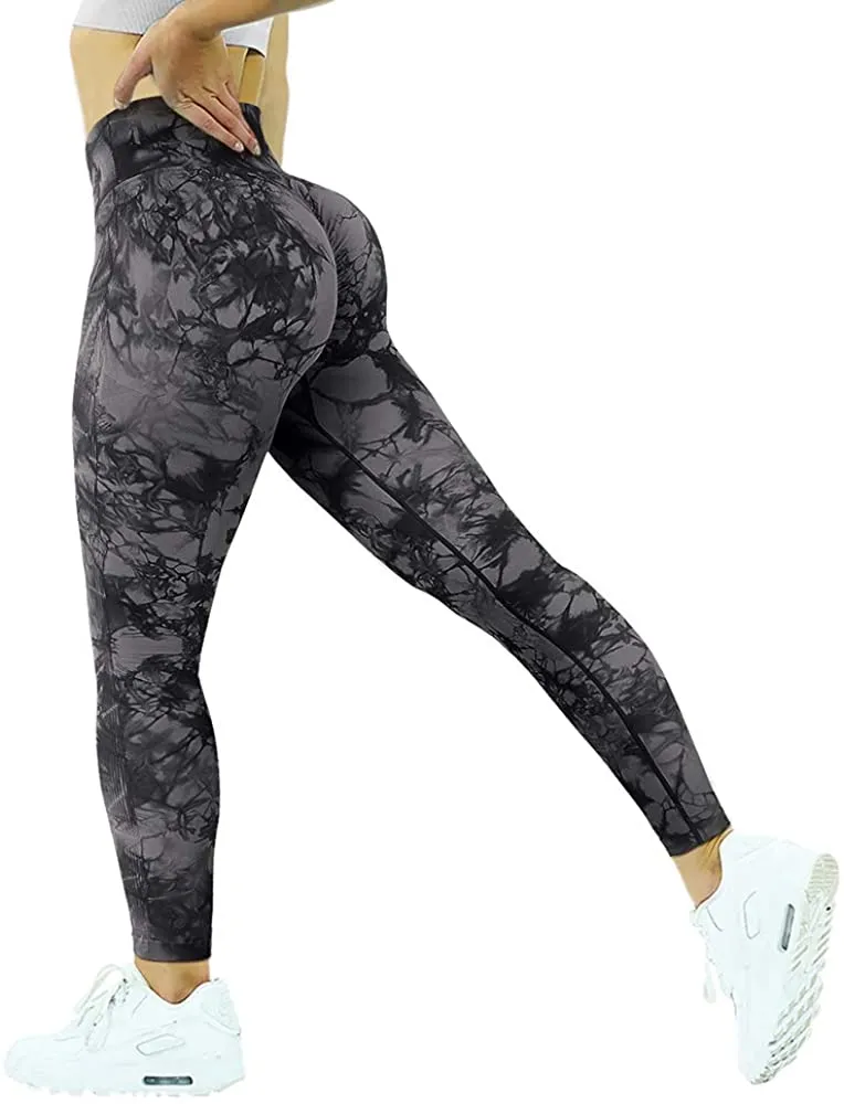 MOOSLOVER Seamless Butt Lifting Workout Leggings for Women High Waist Yoga Pants Compression Contour Tights