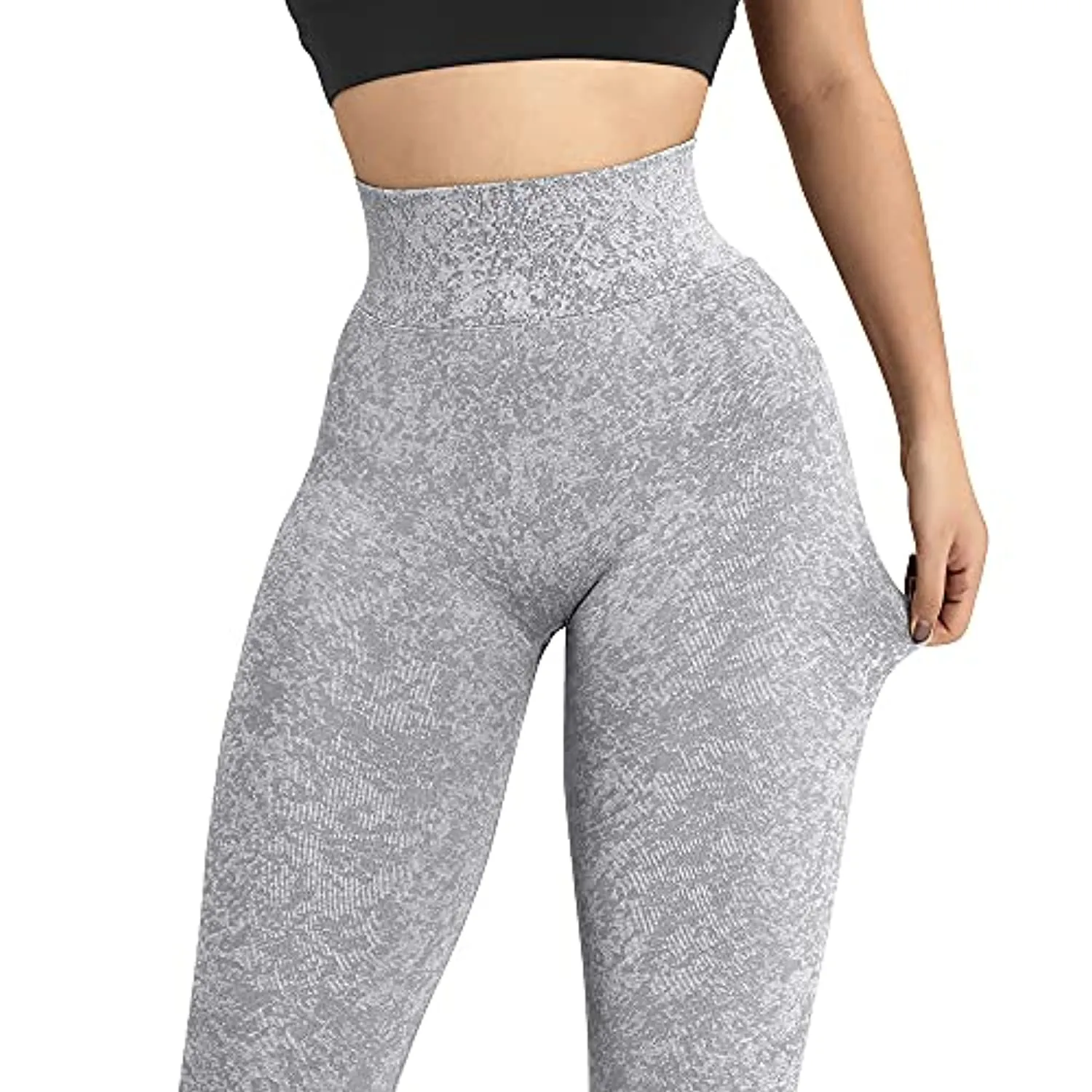 MOOSLOVER Seamless Butt Lifting Workout Leggings for Women High Waist Yoga Pants Compression Contour Tights
