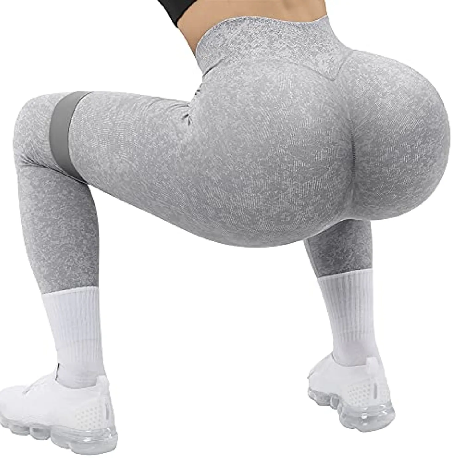 MOOSLOVER Seamless Butt Lifting Workout Leggings for Women High Waist Yoga Pants Compression Contour Tights