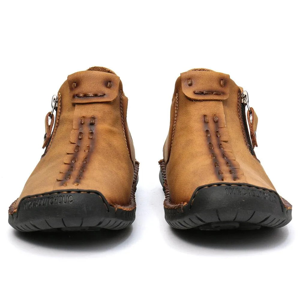 Mostelo®—Men Casual Handmade British Style Leather Shoes