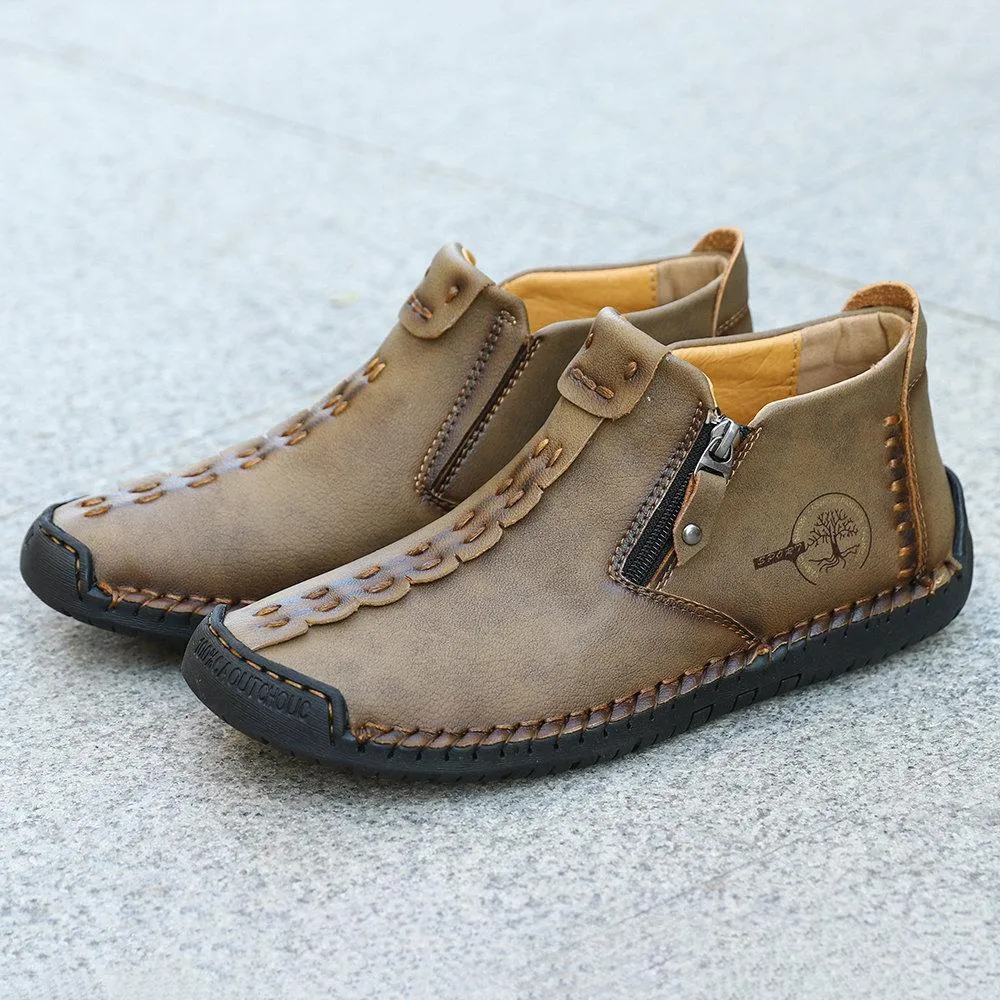 Mostelo®—Men Casual Handmade British Style Leather Shoes