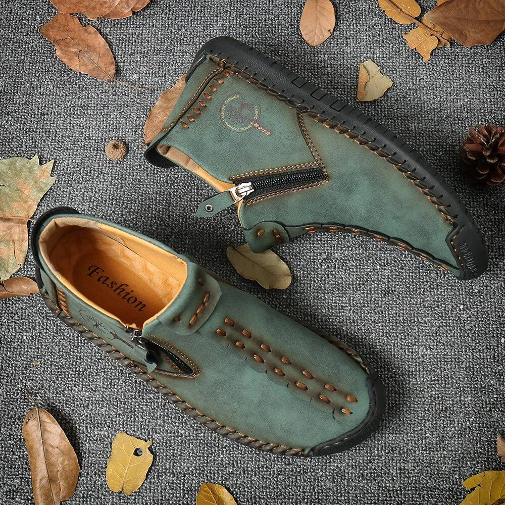 Mostelo®—Men Casual Handmade British Style Leather Shoes
