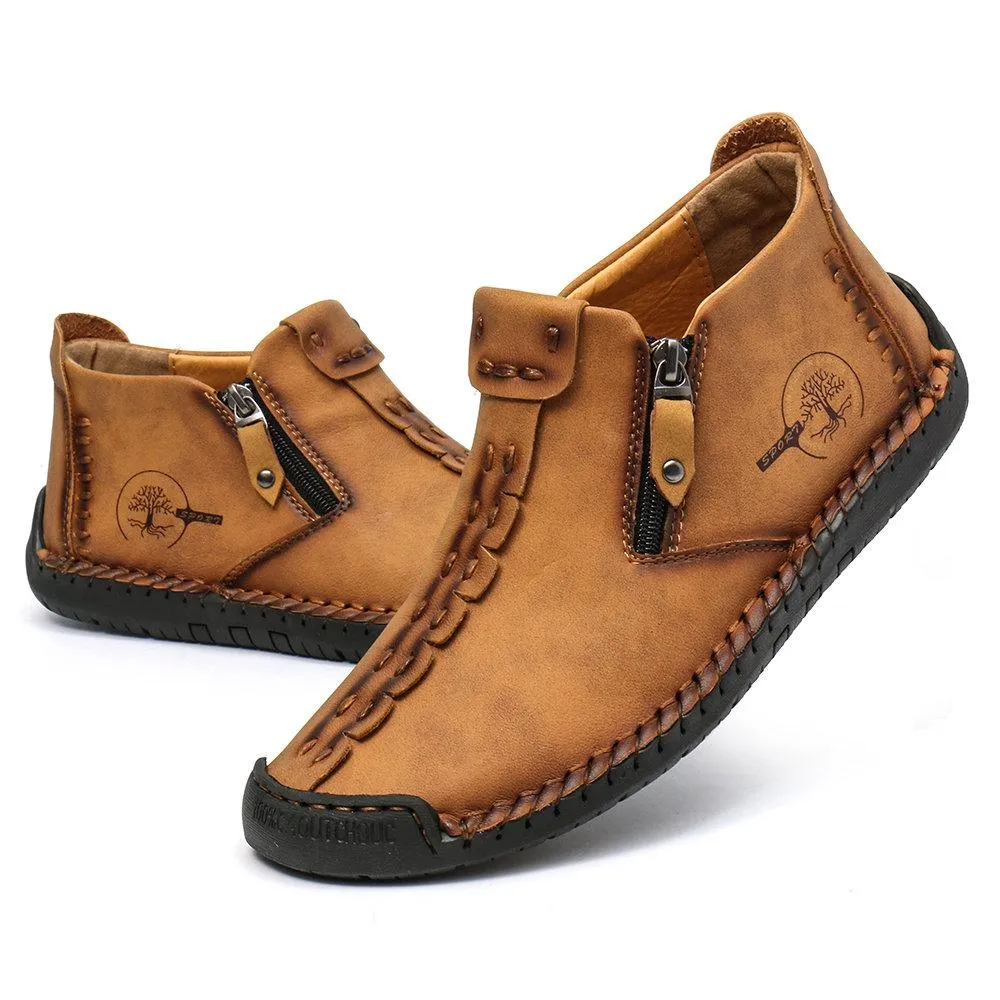 Mostelo®—Men Casual Handmade British Style Leather Shoes