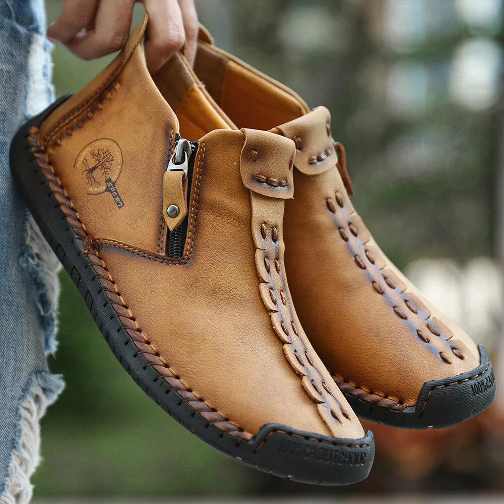 Mostelo®—Men Casual Handmade British Style Leather Shoes