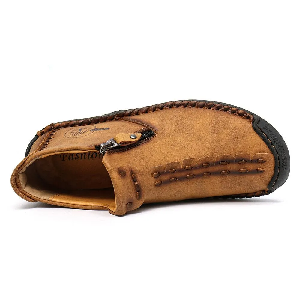 Mostelo®—Men Casual Handmade British Style Leather Shoes