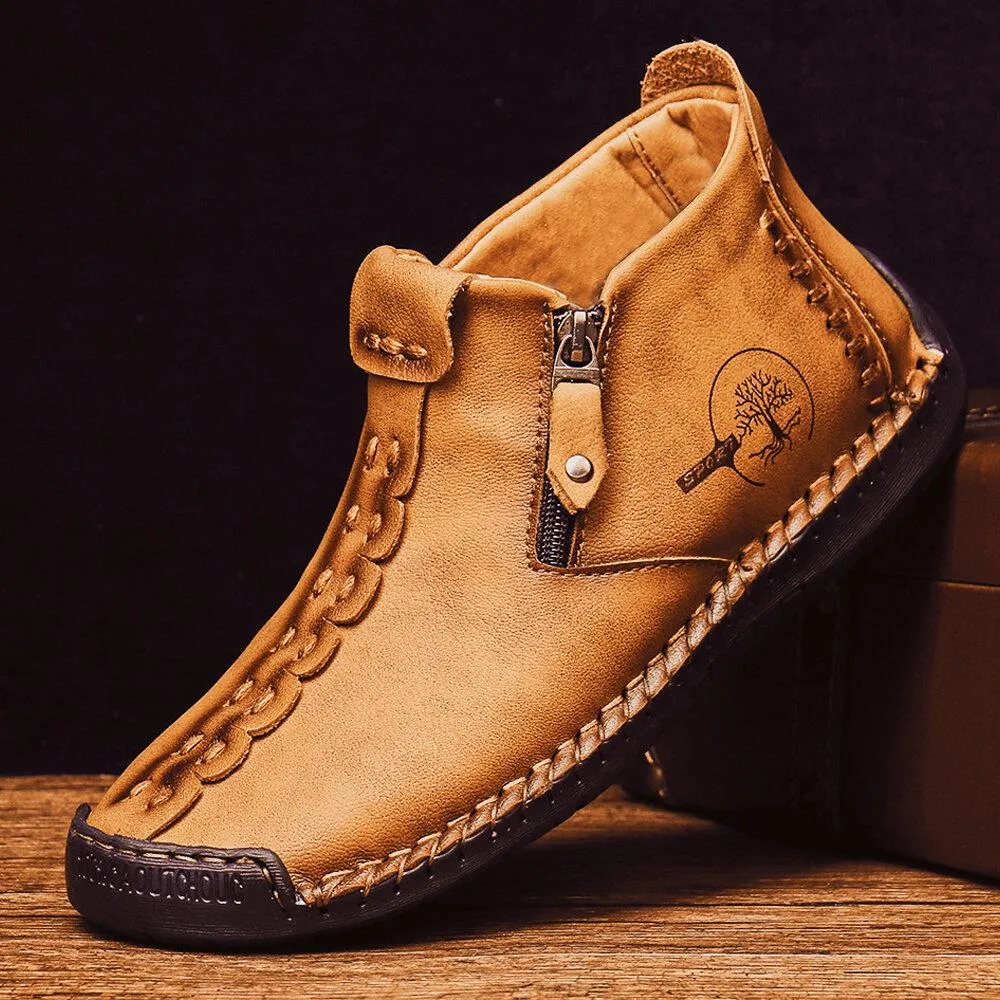 Mostelo®—Men Casual Handmade British Style Leather Shoes