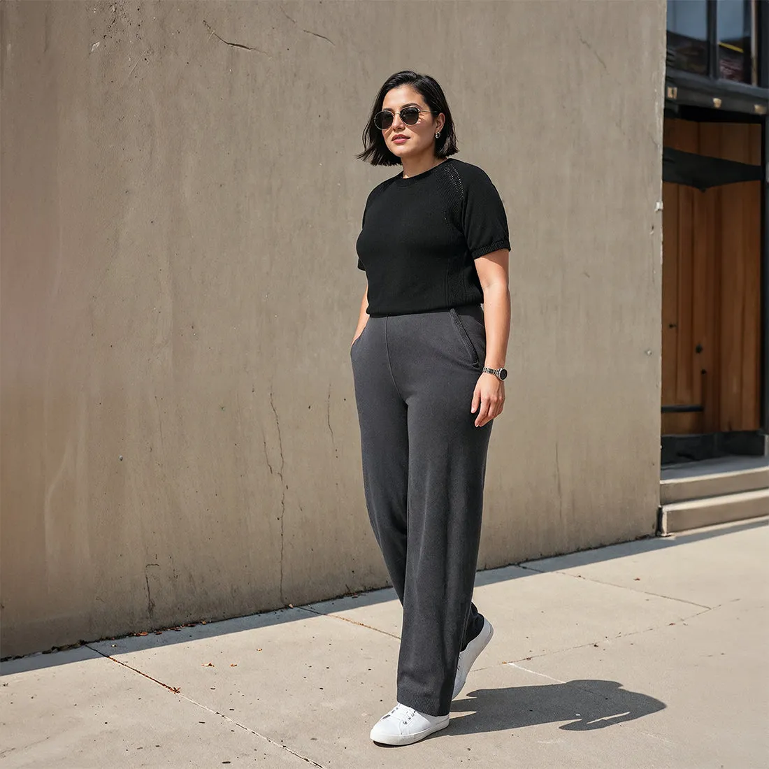 Move All Day Cotton Wide Pants