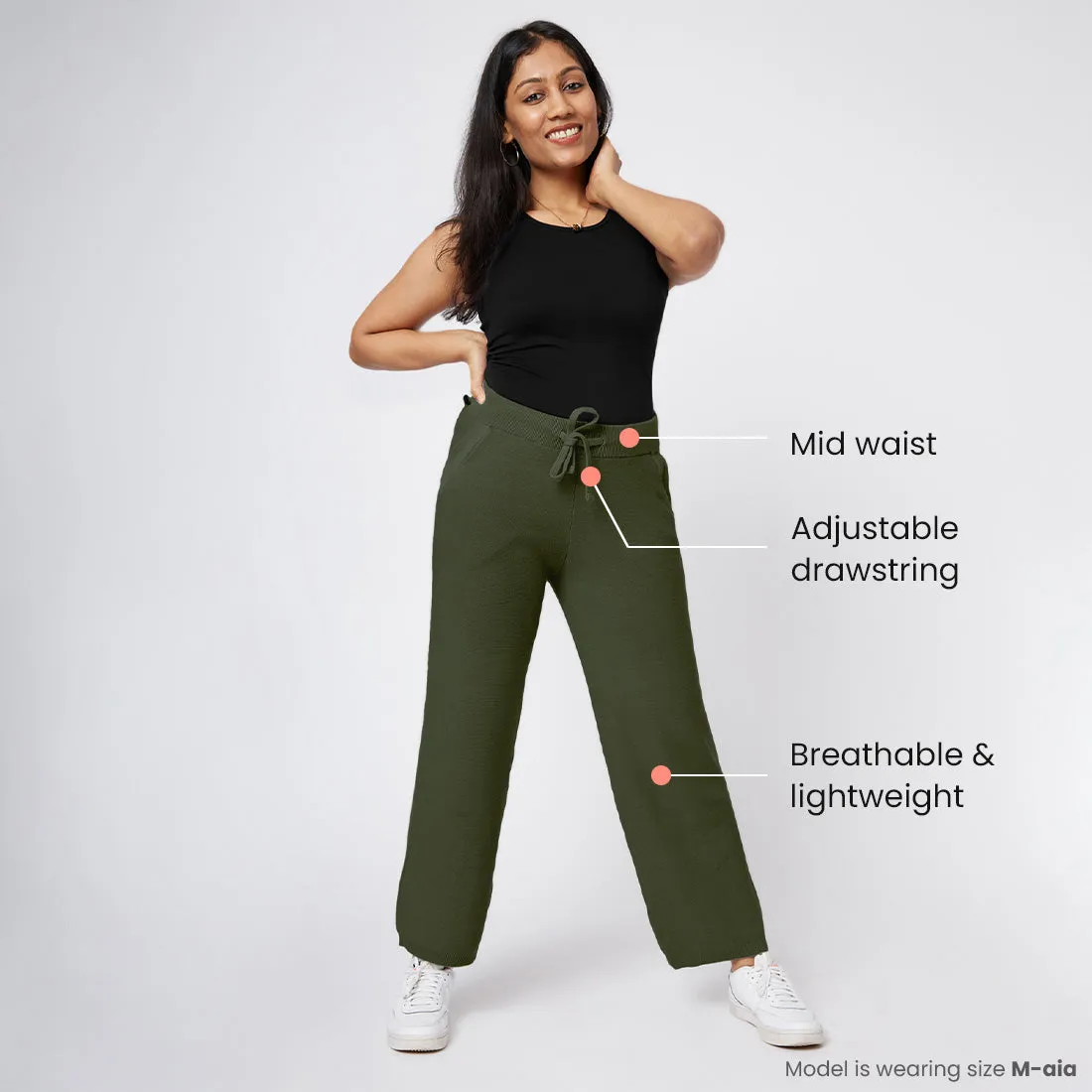 Move All Day Cotton Wide Pants