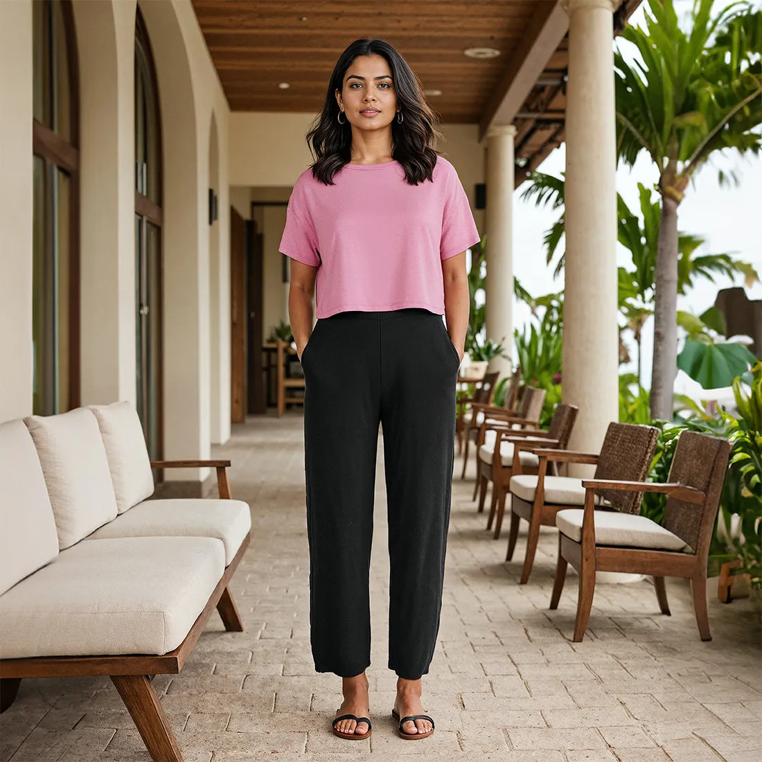 Move All Day Cotton Wide Pants