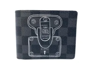 Multiple Wallet Damier Graphite Trunk & Lock