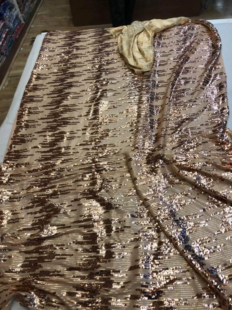 Net Sequin Work Saree