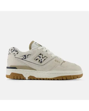 New Balance 550 Sneaker - Seasalt with Phantom/Leopard