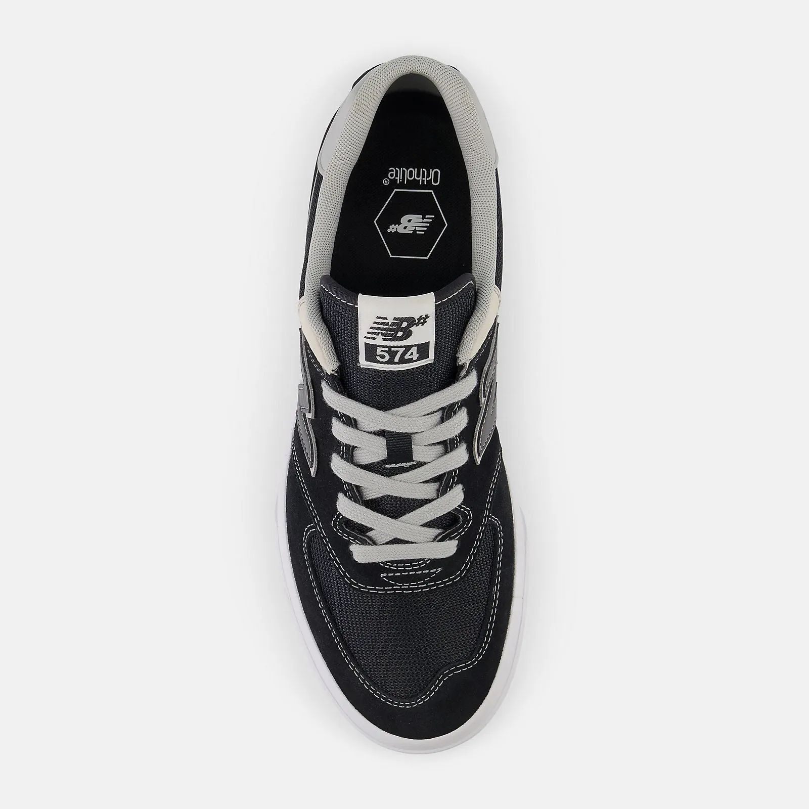 New Balance 574 Vulc Shoes Black/Grey