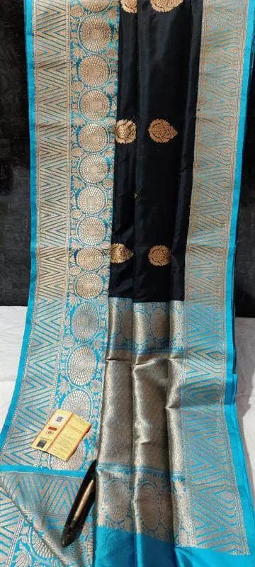 New Exclusive Pure Banarasi Handloom Khaddi Katan Silk Saree