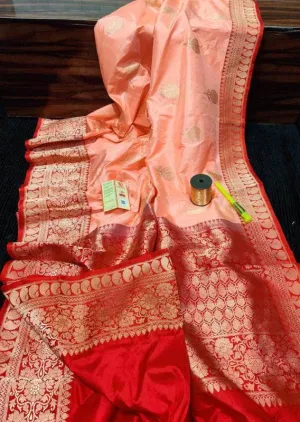 New Exclusive Pure Banarasi Handloom Khaddi Katan Silk Saree