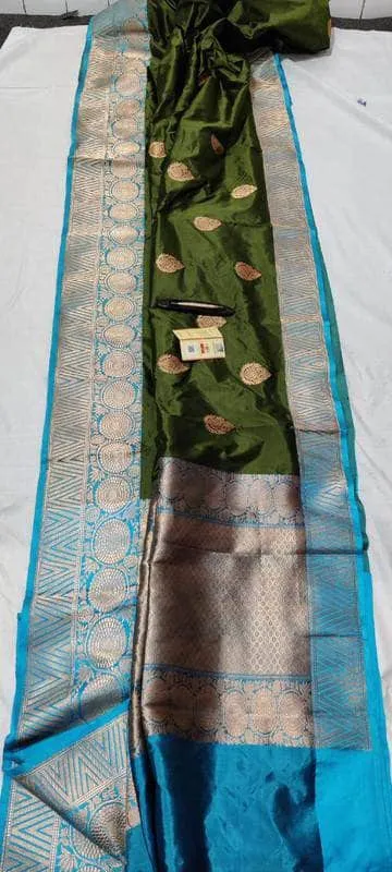New Exclusive Pure Banarasi Handloom Khaddi Katan Silk Saree