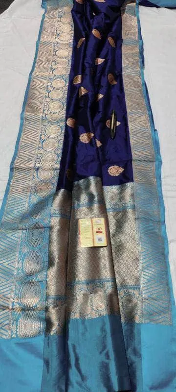 New Exclusive Pure Banarasi Handloom Khaddi Katan Silk Saree
