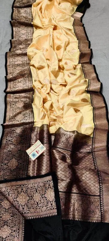 New Exclusive Pure Banarasi Handloom Khaddi Katan Silk Saree