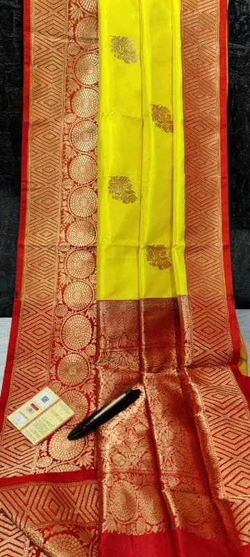 New Exclusive Pure Banarasi Handloom Khaddi Katan Silk Saree