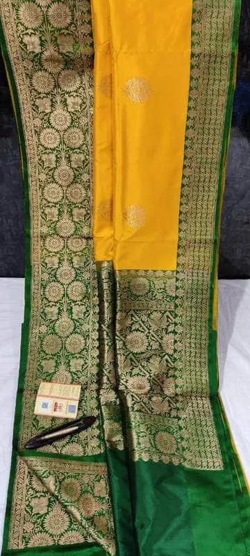New Exclusive Pure Banarasi Handloom Khaddi Katan Silk Saree