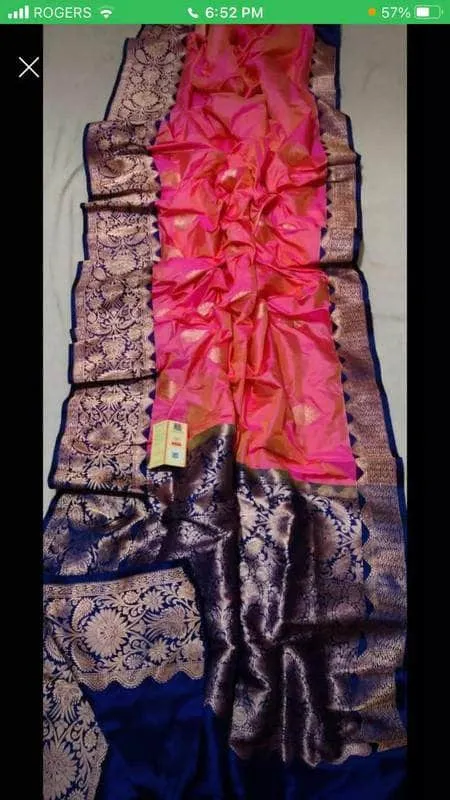 New Exclusive Pure Banarasi Handloom Khaddi Katan Silk Saree
