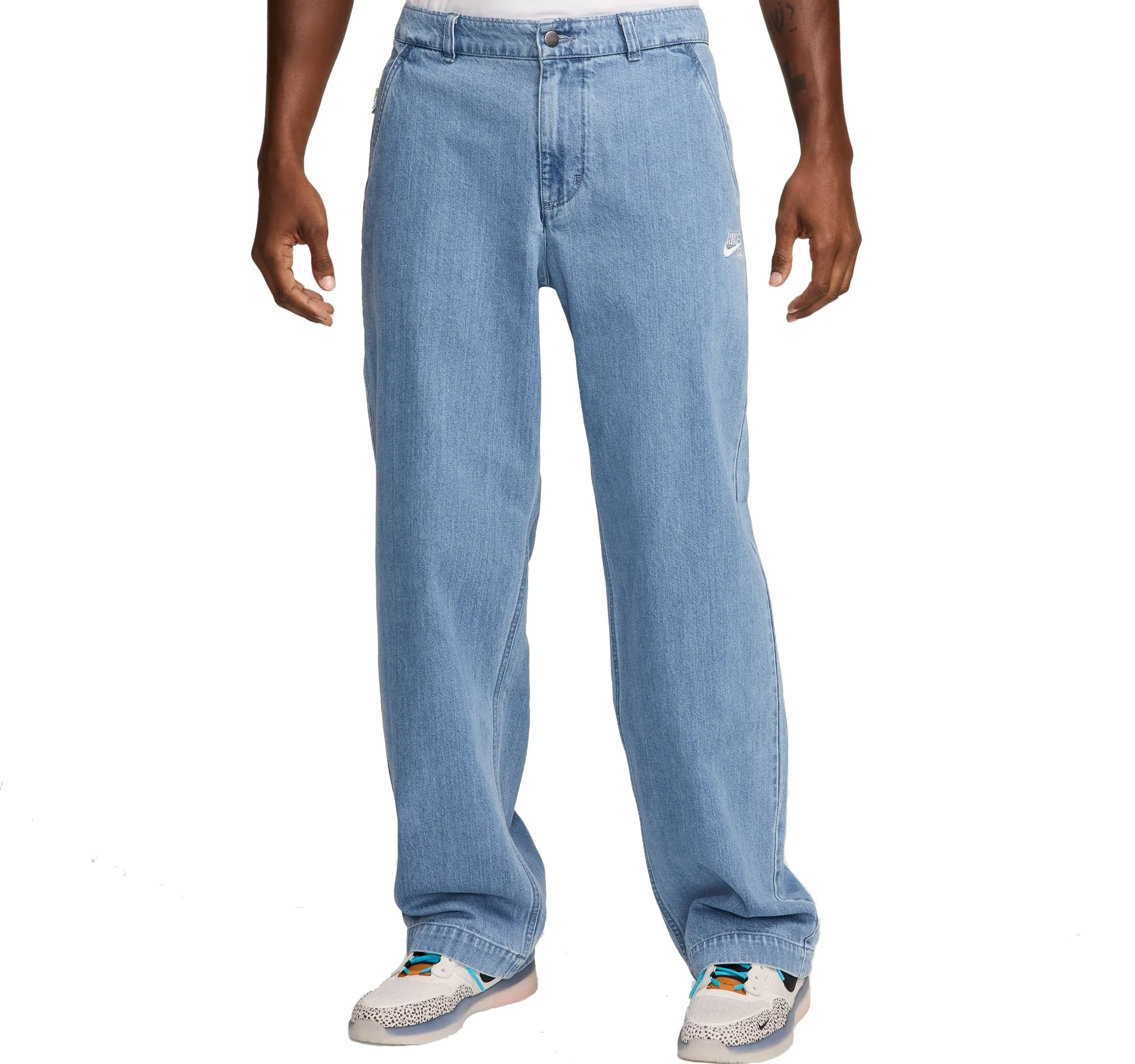 Nike SB Agnostic El Jeano Skate Pants Ashen Slate/White