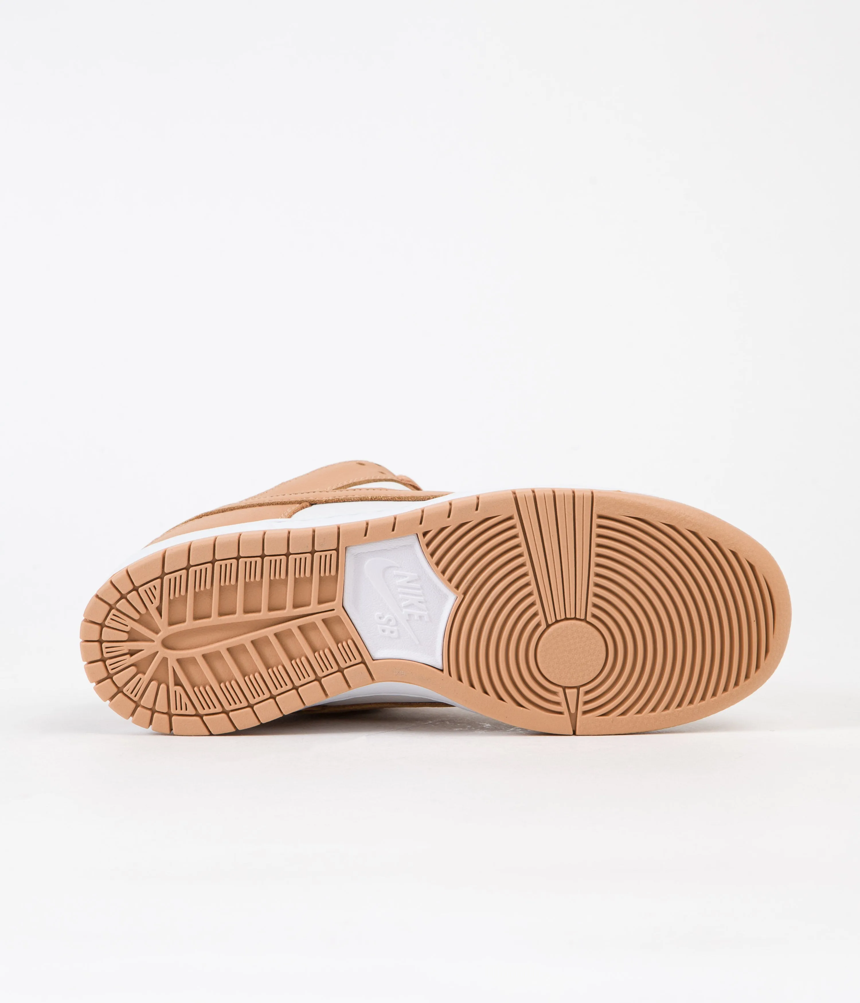 Nike SB Dunk Low Pro Orange Label Shoes - Light Cognac / Light Cognac - White - Light Cognac