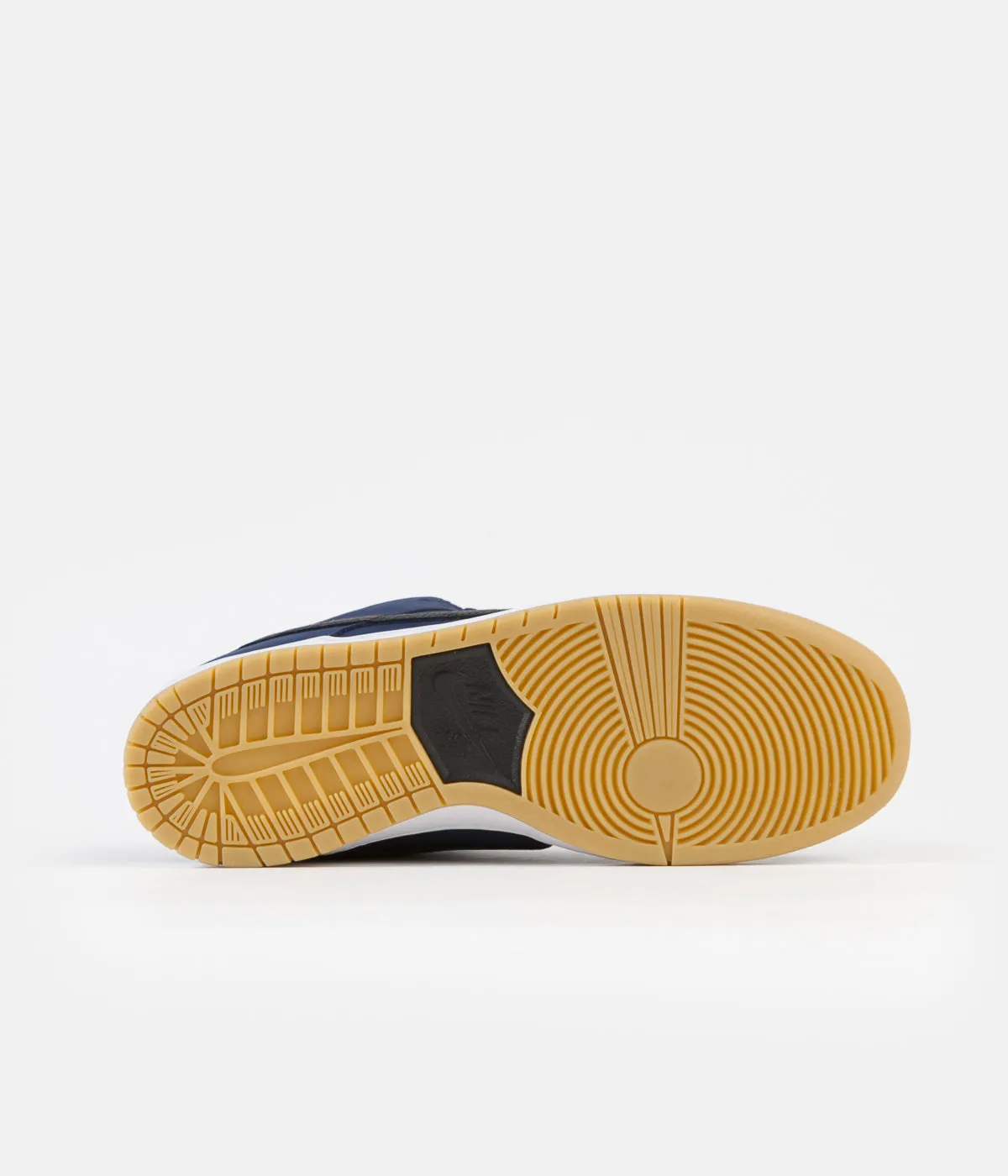 Nike SB Orange Label Dunk Low Pro Shoes - Midnight Navy / Black - Midnight Navy