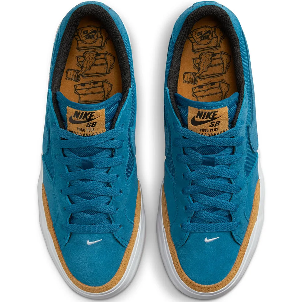 Nike SB Pogo Plus Premium Shoes Green Abyss/Green Abyss-Desert Ochre