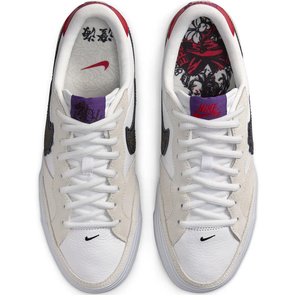 Nike SB Sky Brown Pogo Plus Shoes Sail/Black-White-Gym Red