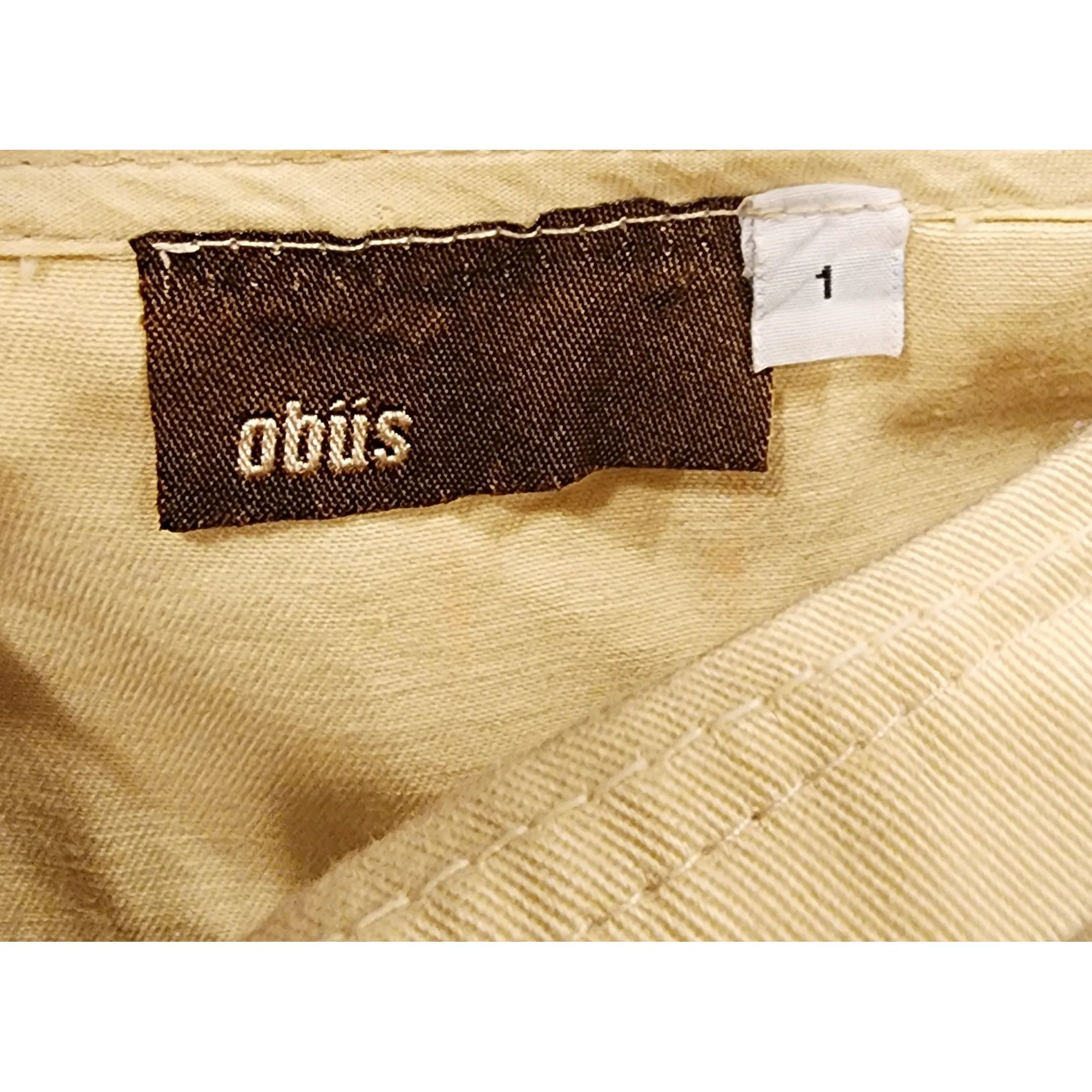 Obus cream a-line skirt with unique embellishments size 1 (best fits size 12)