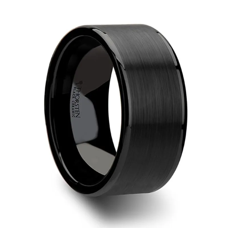 OCTAVIUS | Ceramic Ring Flat Black