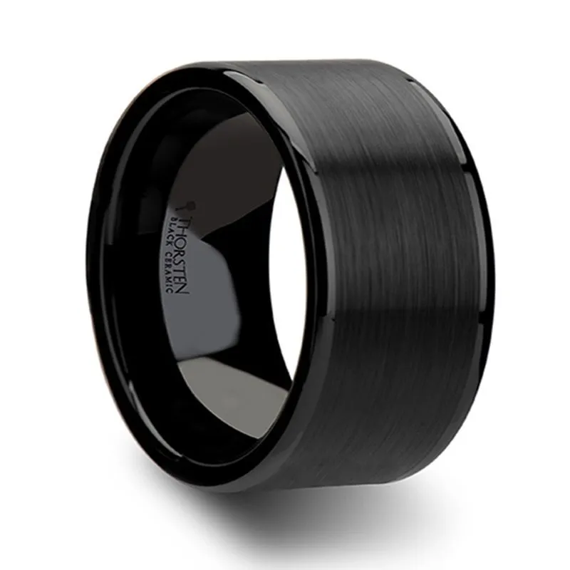 OCTAVIUS | Ceramic Ring Flat Black