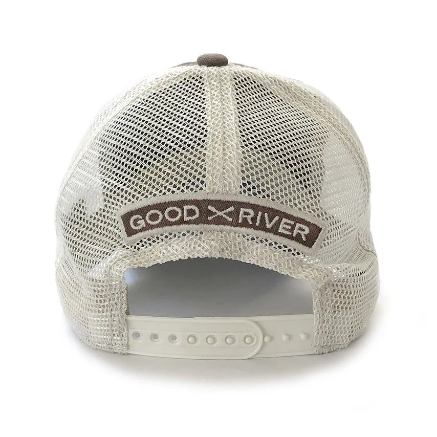 Ohio Bass Washed Trucker Hat - Dark Brown