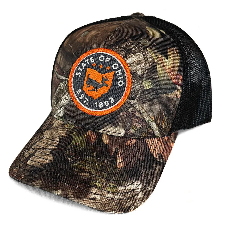 Ohio Buck Camo Structured Trucker