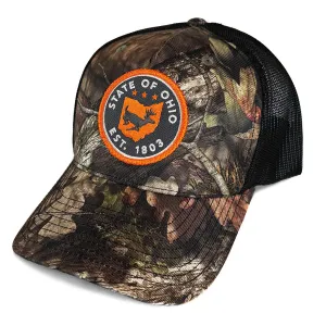 Ohio Buck Camo Structured Trucker