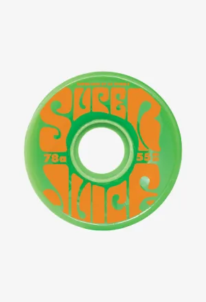 OJ WHEELS 55MM MINI SUPER JUICE GREEN 78A