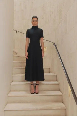 Oscar Midi Dress - Black