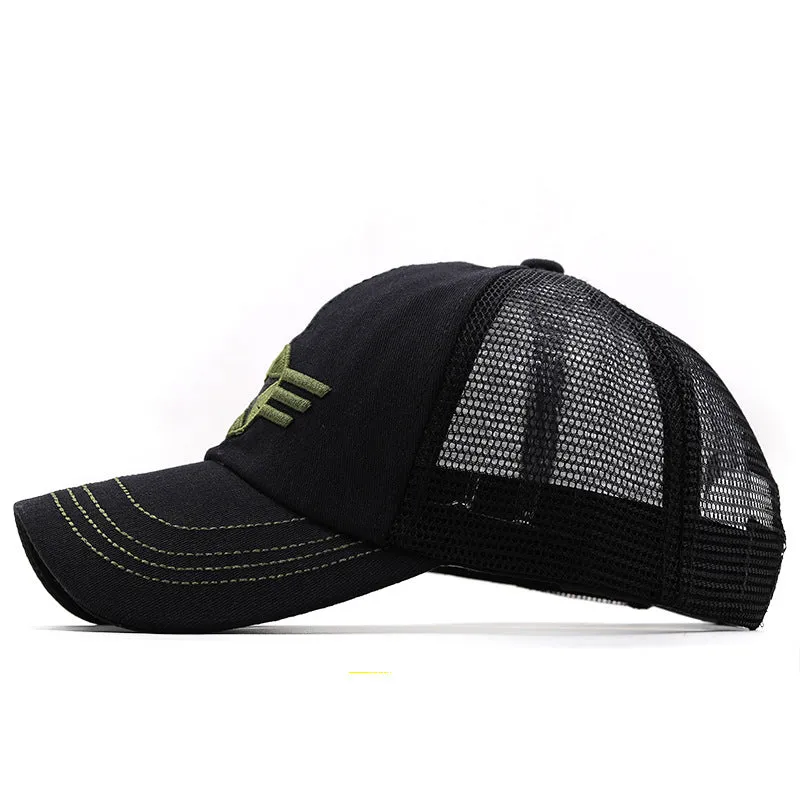 Outdoor Mesh Mountaineering Army Fan Cap