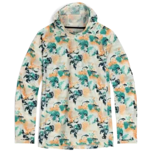 Outdoor Research Echo Printed Womens Plus Hooded Top