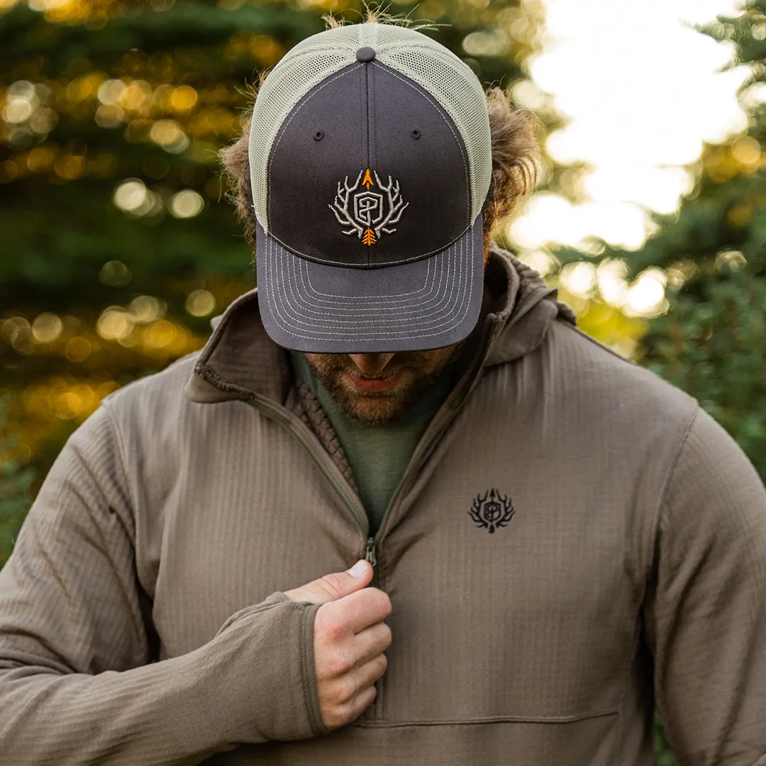 Outdoor Trucker Hat (Brown with Tan Mesh)