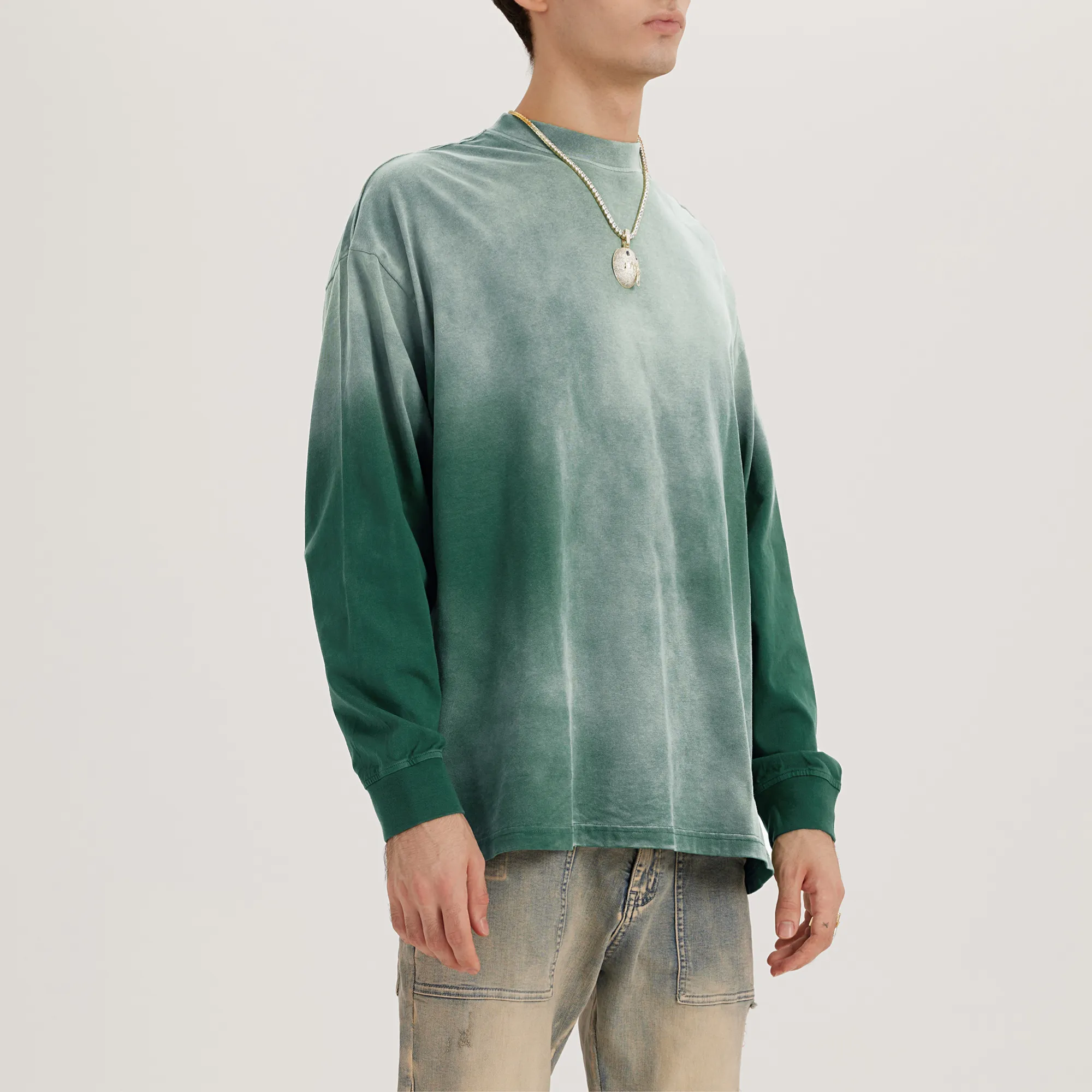 Oversized Crewneck x Drop Shoulder x Washed Out
