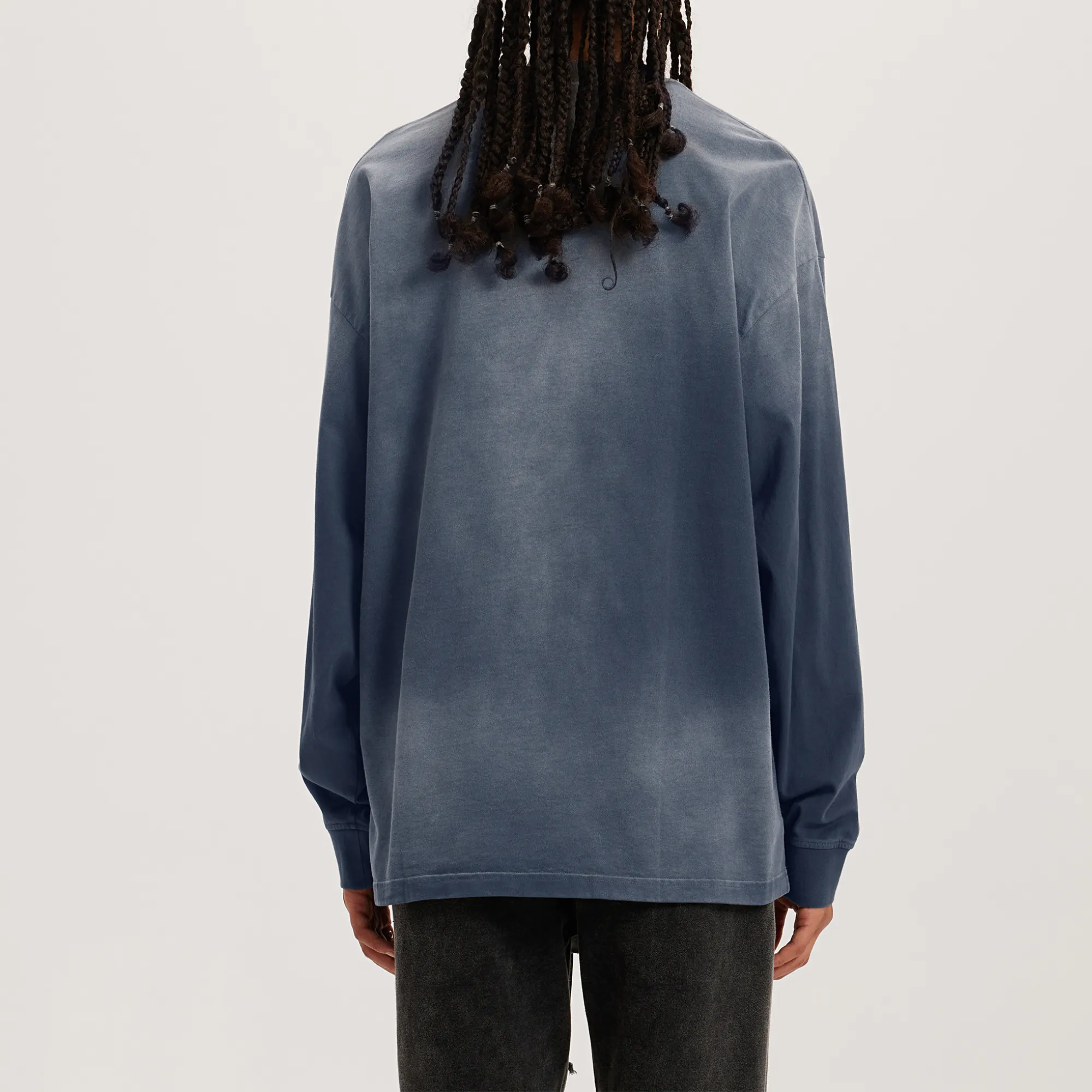 Oversized Crewneck x Drop Shoulder x Washed Out