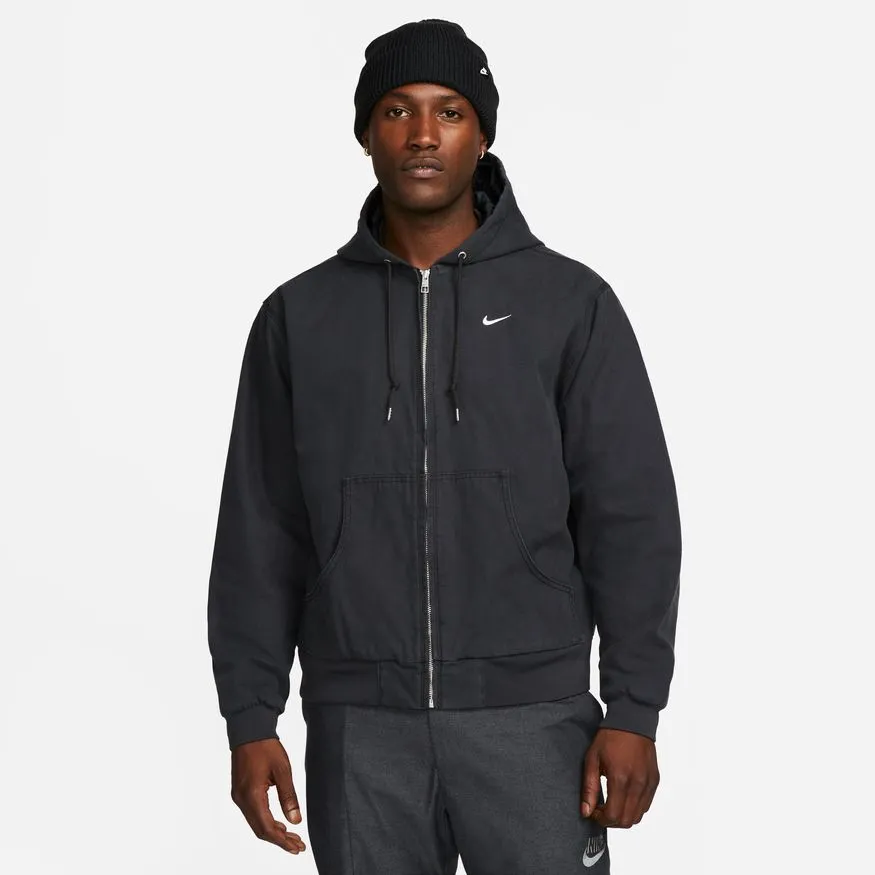 PADDED HOODED JACKET "OFF NOIR"