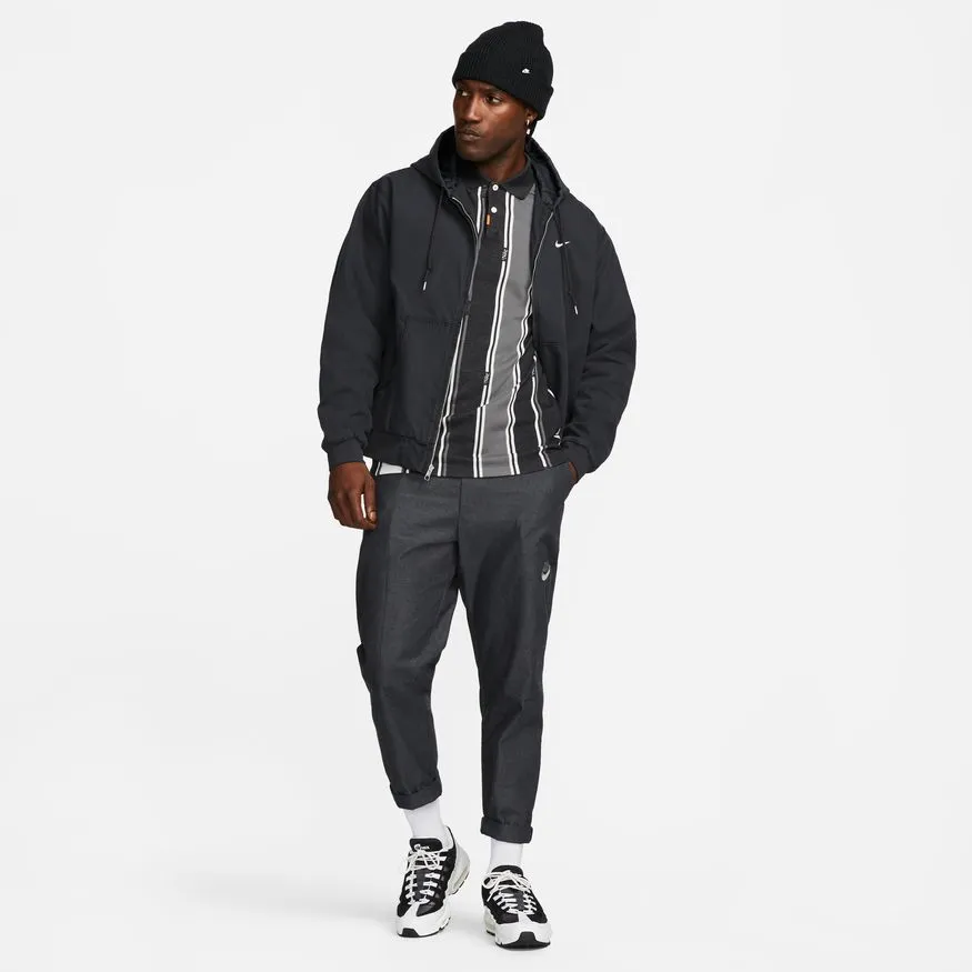 PADDED HOODED JACKET "OFF NOIR"